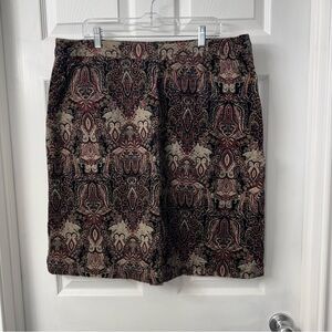 Croft and Barrow Elegant Paisley Skirt